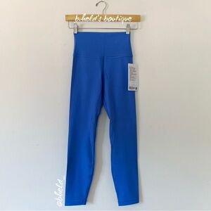 lululemon Align High-Rise Pant 25" in Blue Nile Size 4 Brand New NWT